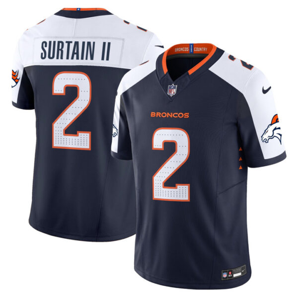 Patrick Surtain II Denver Broncos 2026 Vapor Limited Jersey - All Stitched - Navy Alternate