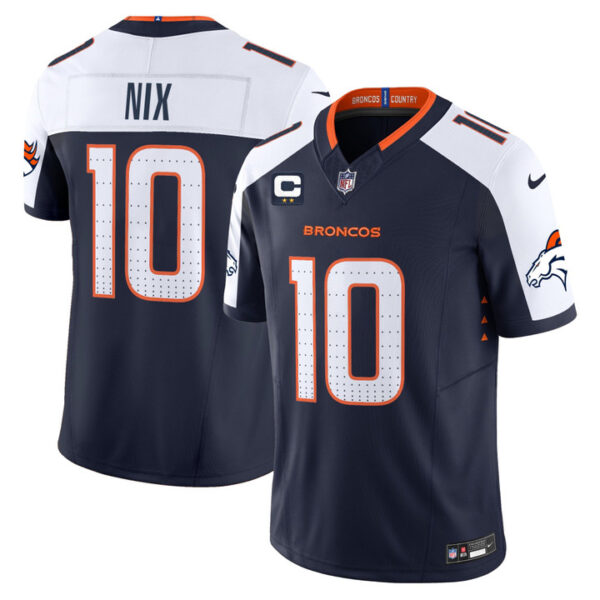 Bo Nix Denver Broncos 2026 Vapor Limited Jersey - All Stitched - Navy Alternate
