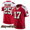 TILLSON San Francisco 49ers Red Alternate Jersey - All Stitched