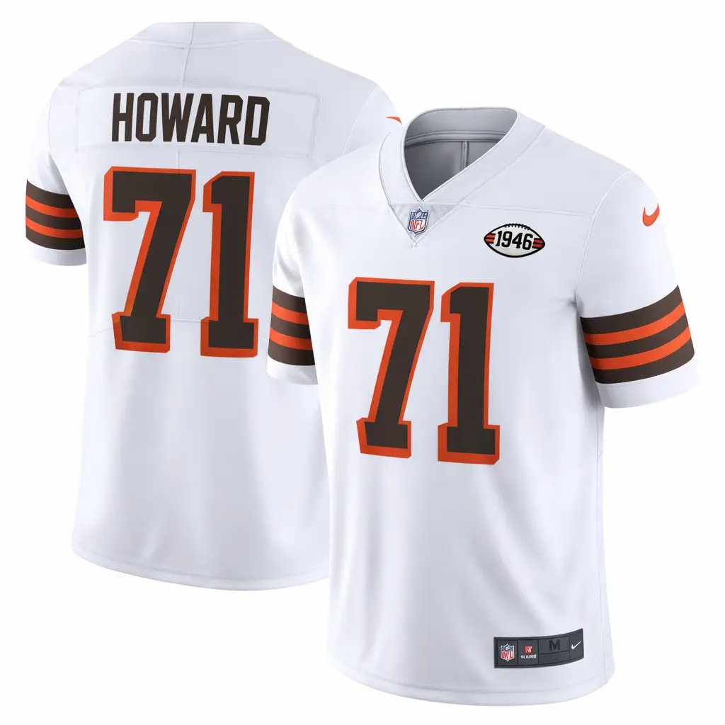 Tytus Howard Cleveland Browns 1946 Patch Jersey Stitched 2026 - White