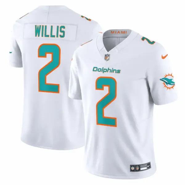 Malik Willis Miami Dolphins Game Limited Jersey Stitched 2026 - White