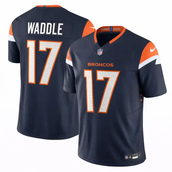 Jaylen Waddle Denver Broncos Jersey Stitched 2026 - Navy