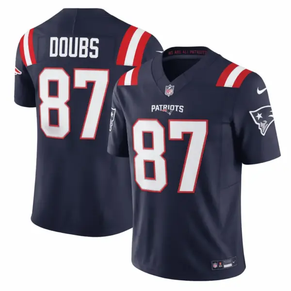 Romeo Doubs New England Patriots Jersey Stitched 2026 - Navy
