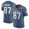 New England Patriots Romeo Doubs Storm Blue Rivalries Limited Jersey Stitched