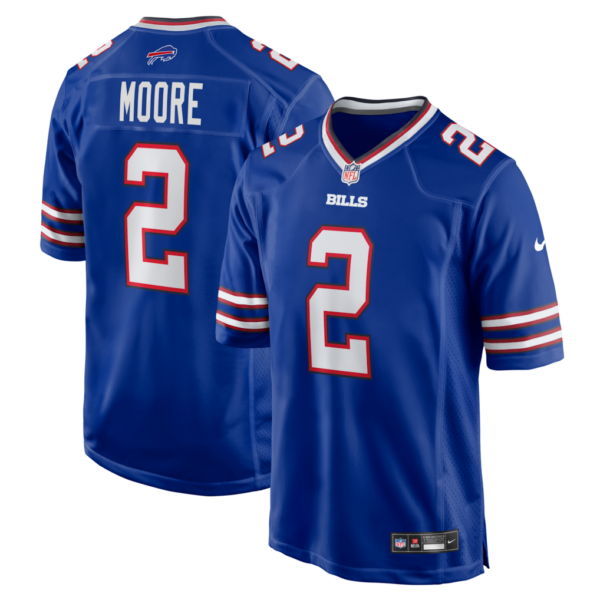 D.J. Moore Buffalo Bills Game Jersey Stitched 2026 - Royal