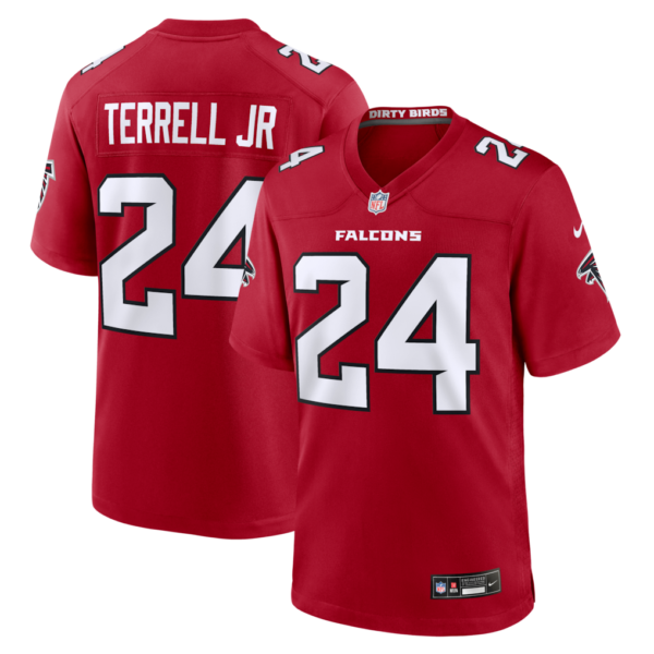 Atlanta Falcons A.J. Terrell Nike Game Jersey - All Stitched - White