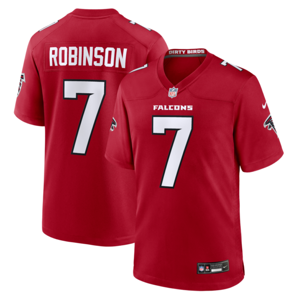Atlanta Falcons Bijan Robinson Nike Game Jersey - All Stitched - Red