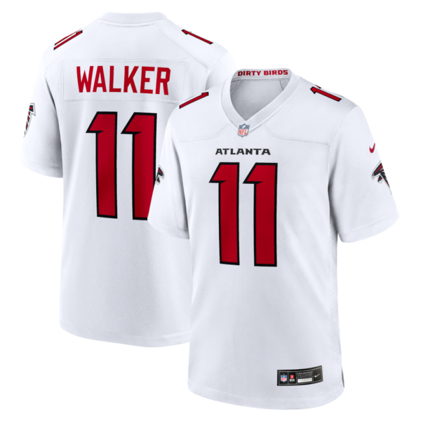 Atlanta Falcons Jalon Walker Nike Game Jersey - All Stitched - White