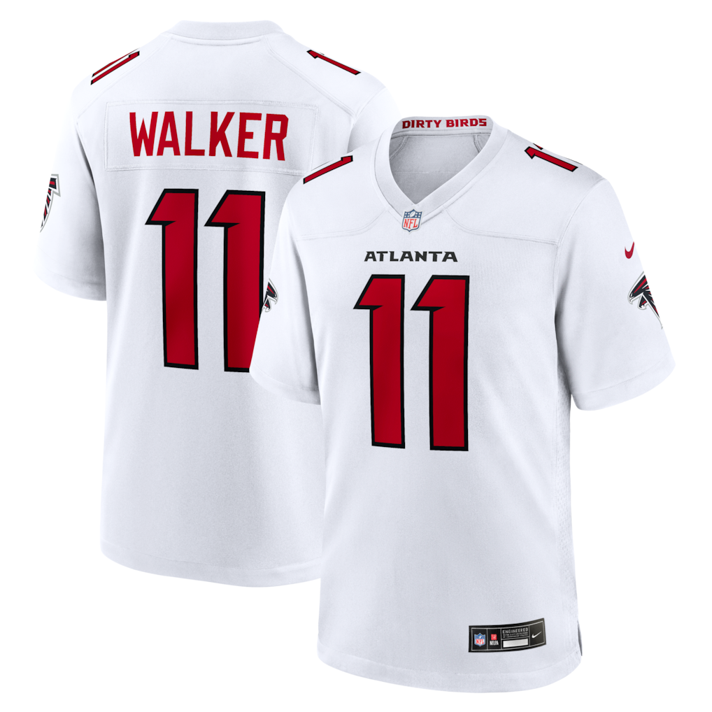 Atlanta Falcons Jalon Walker Nike Game Jersey - All Stitched - White
