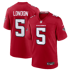 Atlanta Falcons Drake London Nike Game Jersey - All Stitched - Red