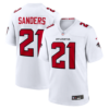 Atlanta Falcons Deion Sanders Nike Game Jersey - All Stitched - White