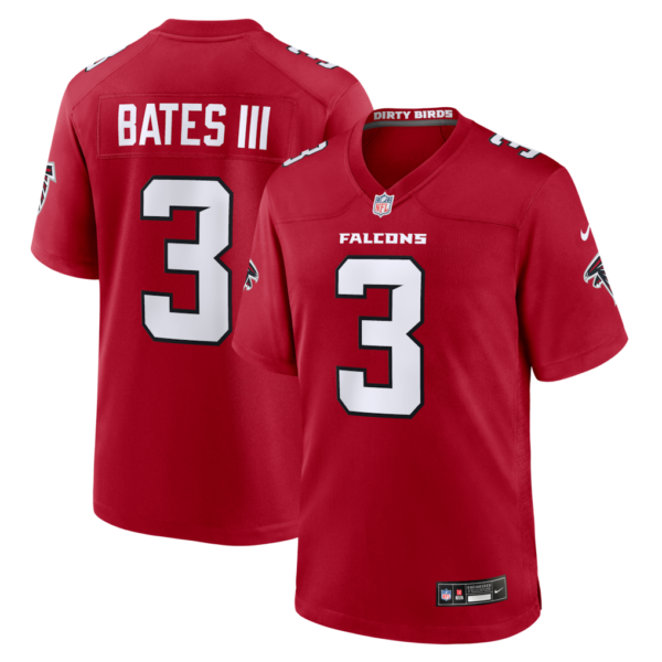Atlanta Falcons Jessie Bates III Nike Game Jersey - All Stitched - Red