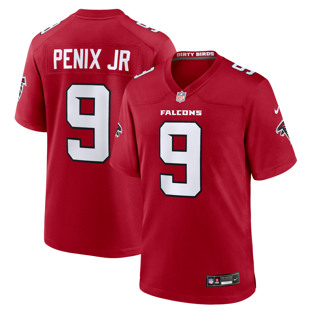 Atlanta Falcons Michael Penix Jr. Nike Game Jersey - All Stitched - Red