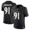 Youth Baltimore Ravens #91 Trey Hendrickson David Black Vapor F.U.S.E. Limited Jersey