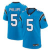 Youth Carolina Panthers #5 Jaelan Phillips Nike Blue Game Jersey