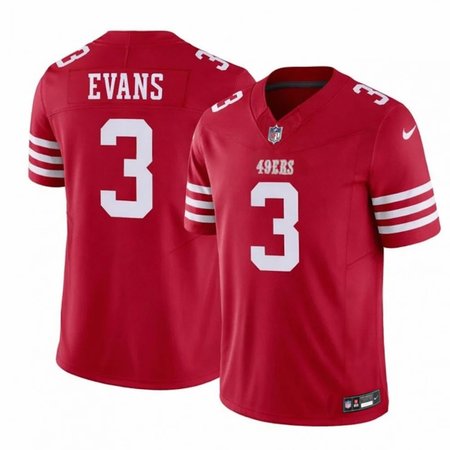 Youth San Francisco 49ers #3 Mike Evans Red Vapor F.U.S.E Limited Jersey