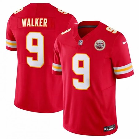 Youth Kansas City Chiefs #9 Kenneth Walker III Red Vapor F.U.S.E Limited Jersey