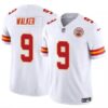 Youth Kansas City Chiefs #9 Kenneth Walker III White Vapor F.U.S.E Limited Jersey