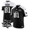 Houston Texans Jayden Higgins 25th Seasons in 2026 Gothic Vapor Gold Edition Limited Jersey - Alternate