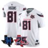 Houston Texans Jayden Higgins 25th Seasons in 2026 Basic Vapor Limited Jersey - White