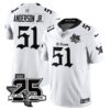 Houston Texans Will Anderson Jr. 25th Seasons in 2026 Gothic Vapor Gold Edition Limited Jersey - White