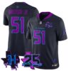 Houston Texans Will Anderson Jr. 25th Seasons in 2026 DJ Screw Vapor Limited Jersey - Navy