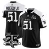 Houston Texans Will Anderson Jr. 25th Seasons in 2026 Gothic Vapor Gold Edition Limited Jersey - Alternate