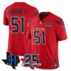 Houston Texans Will Anderson Jr. 25th Seasons in 2026 Basic Vapor Limited Jersey - Red