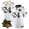 Houston Texans Derek Stingley Jr. 25th Seasons in 2026 Gothic Vapor Gold Edition Limited Jersey - White Gold