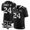 Houston Texans Derek Stingley Jr. 25th Seasons in 2026 Gothic Vapor Gold Edition Limited Jersey - Black