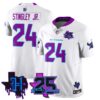 Houston Texans Derek Stingley Jr. 25th Seasons in 2026 DJ Screw Vapor Limited Jersey - White