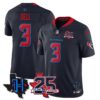 Houston Texans Tank Dell 25th Seasons in 2026 Basic Vapor Limited Jersey - Navy Limited