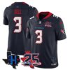 Houston Texans Tank Dell 25th Seasons in 2026 Basic Vapor Limited Jersey - Navy