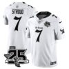 Houston Texans C.J. Stroud 25th Seasons in 2026 Gothic Vapor Gold Edition Limited Jersey - White