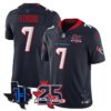 Houston Texans C.J. Stroud 25th Seasons in 2026 Basic Vapor Limited Jersey - Navy