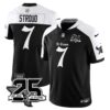 Houston Texans C.J. Stroud 25th Seasons in 2026 Gothic Vapor Gold Edition Limited Jersey - Alternate