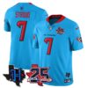 Houston Texans C.J. Stroud 25th Seasons in 2026 Basic Vapor Limited Jersey - Blue