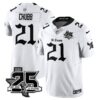 Houston Texans Nick Chubb 25th Seasons in 2026 Gothic Vapor Gold Edition Limited Jersey - White