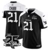 Houston Texans Nick Chubb 25th Seasons in 2026 Gothic Vapor Gold Edition Limited Jersey - Alternate