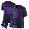 Houston Texans Joe Mixon 25th Seasons in 2026 DJ Screw Vapor Limited Jersey - Navy