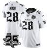 Houston Texans Joe Mixon 25th Seasons in 2026 Gothic Vapor Gold Edition Limited Jersey - White