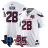 Houston Texans Joe Mixon 25th Seasons in 2026 Basic Vapor Limited Jersey - White