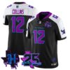 Houston Texans Nico Collins 25th Seasons in 2026 DJ Screw Vapor Limited Jersey - Black Alternate