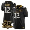 Houston Texans Nico Collins 25th Seasons in 2026 Gothic Vapor Gold Edition Limited Jersey - Black Limited