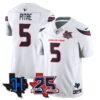 Houston Texans Jalen Pitre 25th Seasons in 2026 Basic Vapor Limited Jersey - White