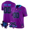 Houston Texans 25th Seasons in 2026 DJ Screw Vapor Custom Limited Jersey - Purple