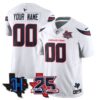 Houston Texans 25th Seasons in 2026 Basic Vapor Custom Limited Jersey - White