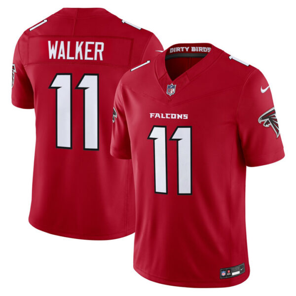 Atlanta Falcons Jalon Walker 2026 Vapor Limited Jersey - All Stitched - Red