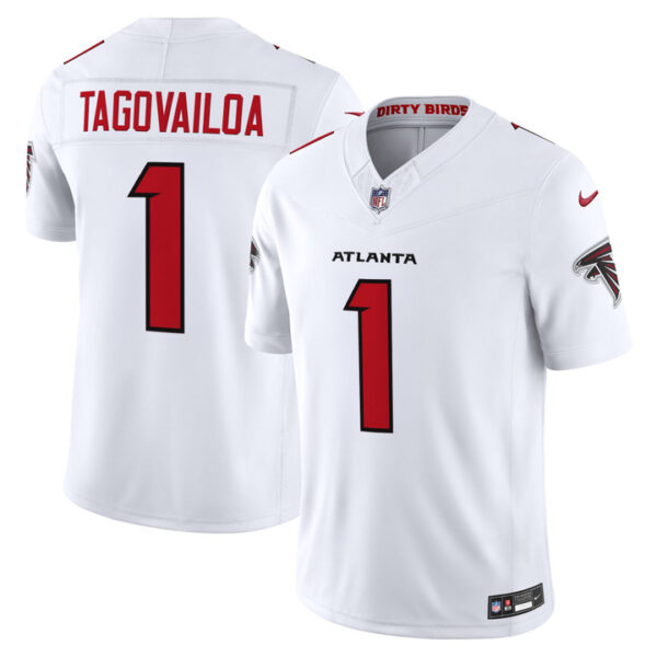 Atlanta Falcons Tua Tagovailoa 2026 Vapor Limited Jersey - All Stitched - White