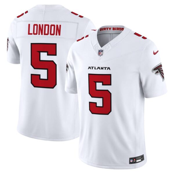 Atlanta Falcons Drake London 2026 Vapor Limited Jersey - All Stitched - White